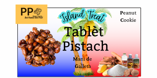 Tablèt Pistach~Manì De Galleta ~Peanut Cookie